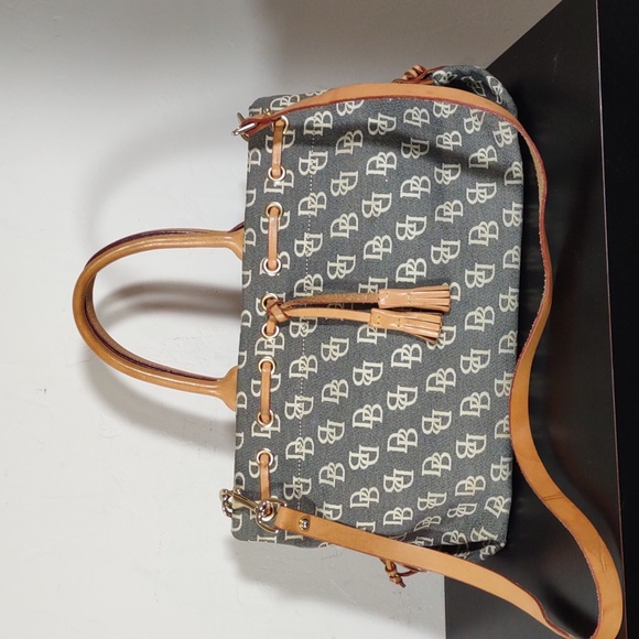 Dooney & Bourke Canvas Monogram Tote - Picture 2 of 12